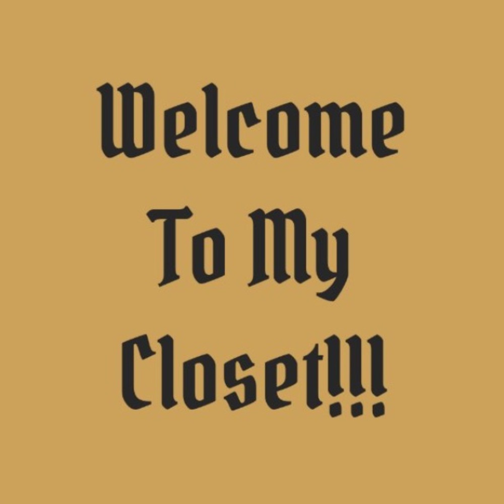 Welcome to my closet!!!